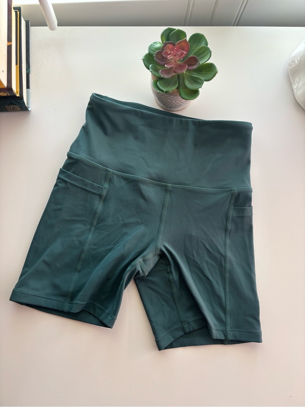 P.E Nation Green Workout Shorts XS